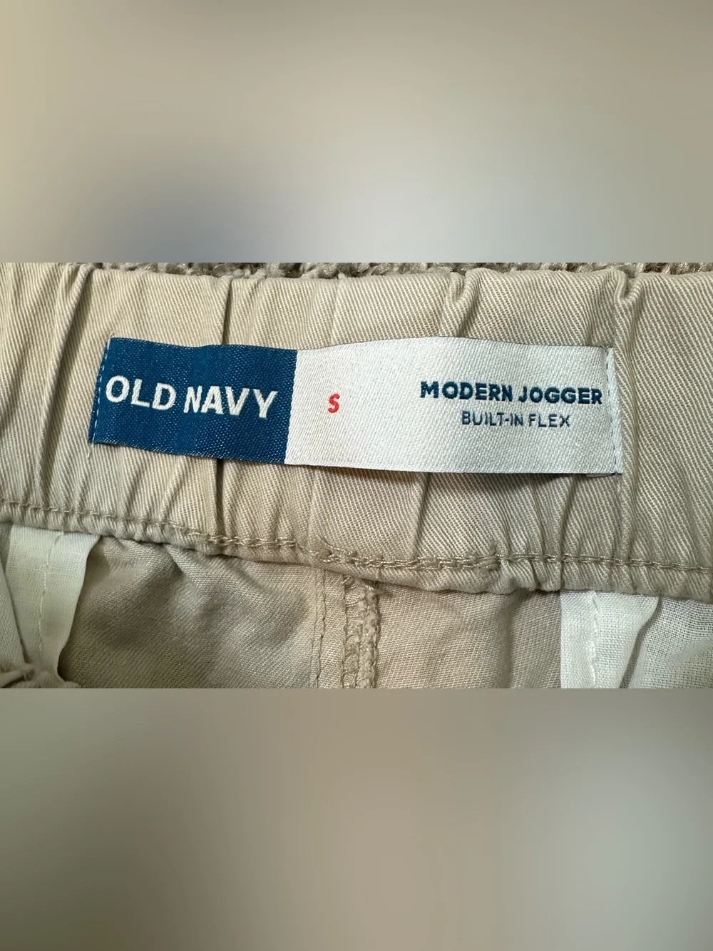 Old Navy Men’s Tan Modern Joggers NWT Size  Small